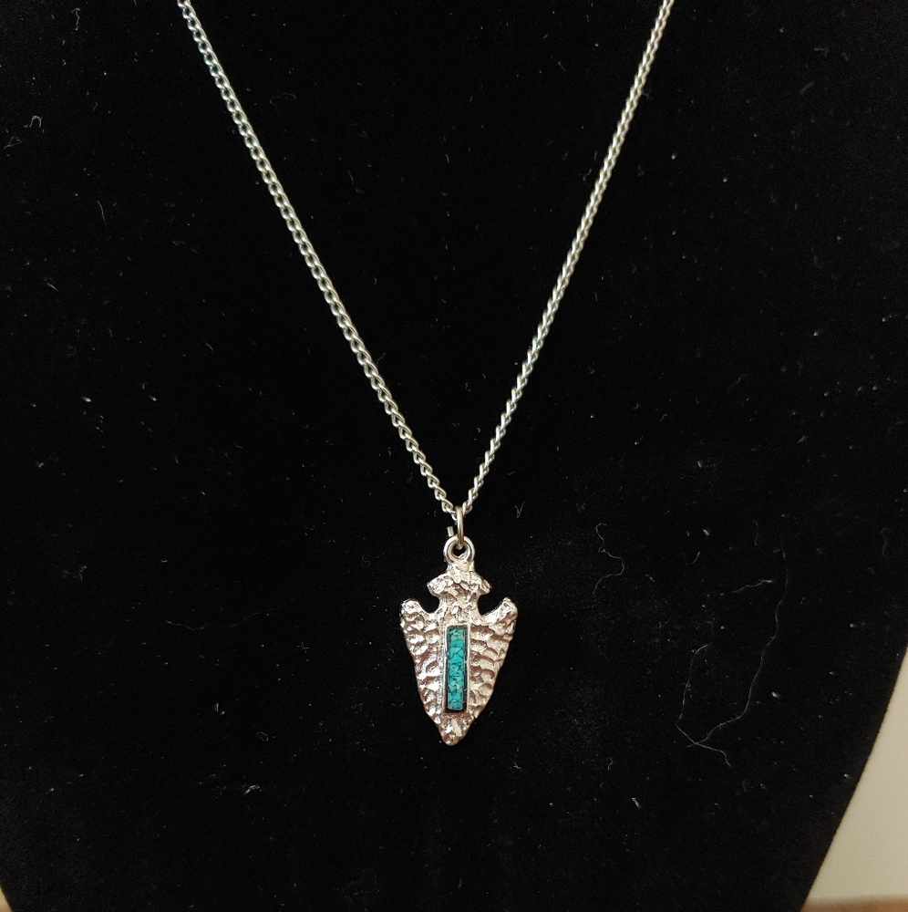 Boho Chic Arrowhead Necklace